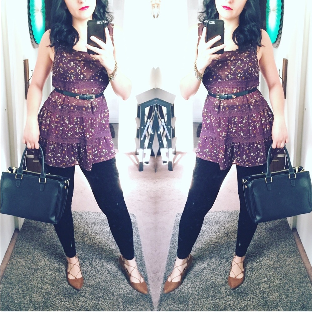 Xhilaration: Floral Tunic